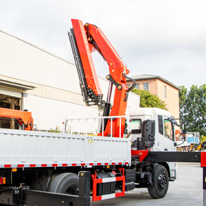 Nouvelle arrivée : grue pliante montée sur camion de 1 à 8 tonnes pour le chargement de conteneurs, grue à flèche articulée, grue de levage hydraulique sur camion - Product Image 3