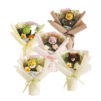 Ramos de Flores Artificiales de Lana BH, Hechos a Mano, Ecológicos, de Alta Calidad, Diseño de Arco de Larga Duración, Decoración para Sala de Estar y Hogar