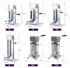 3L 5L 10L 15L Thương Mại Hướng Dẫn Sử Dụng Dọc Xúc Xích Nhồi Làm Xúc Xích Xúc Xích Phụ Nhà Sản Xuất Xúc Xích Chân Không Điền Máy - Product Image 6
