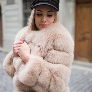 Giacca invernale in pelliccia sintetica da donna di moda 2026 cappotti caldi personalizzati da donna outweed prezzo di fabbrica della volpe - Product Image 2