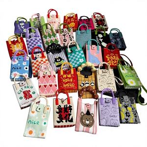 New Vintage Crossbody Phone Bag for Women PU Knitted Lock Coin <strong>Purse</strong> Two Straps Fashionable Versatile Cute Shoulder Handbag - Product Image 1