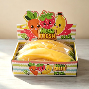 Hot Selling Jumbo Simulation Banana <b>Squishy</b> Fluid Slow Rebound Stress Relief <b>Squishy</b> <b>Toy</b> - Product Image 2