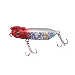 Pequeño Ott Long-Throw Speed Pencil One-Mouthful 3D Simulación Recubrimiento láser Anti-Rust Plastic Book Bottom Nuevo señuelo de pesca de <span class=keywords><strong>carpa</strong></span> - Product Image 1