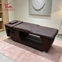 Table de lavage multifonctionnelle pour salon de coiffure, lit de massage thaïlandais pour spa capillaire, mobilier de gros pour professionnels