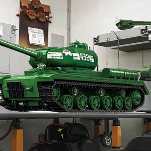 97006 Nặng Mô Hình Xe Tăng Quy Mô 1:8 Nhựa Mô Hình 1,402Pcs Xây Dựng Khối Thiết Lập Cho Bé Trai Liên Xô Là-2 - Product Image 5