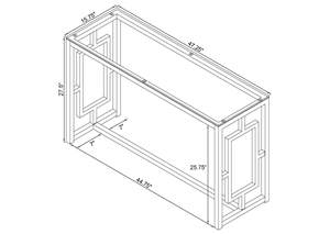Modern Luxury Metal <b>Console</b> <b>Table</b> With <b>Marble</b> Top for Living Room Entry Hallway Furniture or Hotels and Restaurants French Style - Product Image 5
