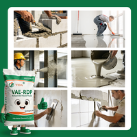 Poudre RDP de construction haute flexibilité, forte adhérence pour mastic mural, adhésif pour carrelage, anti-fissuration, vente en gros usine