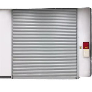 Puerta Enrollable Eléctrica <span class=keywords><strong>de</strong></span> Acero Inoxidable <span class=keywords><strong>de</strong></span> Alta Resistencia, Puerta Enrollable <span class=keywords><strong>de</strong></span> Seguridad Antirrobo para Garaje o Almacén, Tamaño Personalizado - Product Image 1