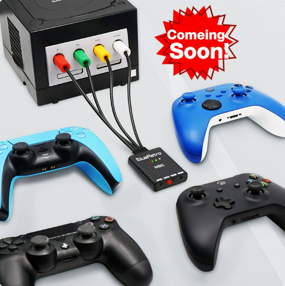 BlueRetro for Nintend GameCube Console Wireless Game Controllers Adapter to PS3 PS4 PS5 8bitdo Switch Pro Wiies Controllers