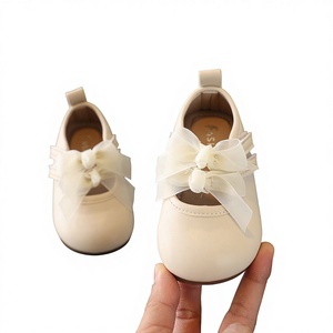 Scarpe da Principessa per Bambina Primavera 2026 Nuove con Suola Morbida in EVA e Fascia Elastica alla Caviglia Colore Argento Tinta Unita Estate Autunno - Product Image 3