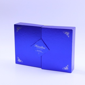 Boîte d'emballage rigide à double ouverture en carton gris personnalisable de luxe pour produits de beauté médicale, y compris les flacons et les ampoules - Product Image 2