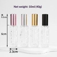 Flacon de parfum en verre de 10 ml, forme melon amer, avec pompe pulvérisatrice, mini flacon de voyage portable vide, tête de pulvérisation