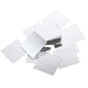 Tuiles murales en miroir acrylique autocollantes carrées arrondies en gros pour la décoration intérieure, le bricolage et l'ornement de salle de bain - Product Image 1