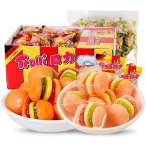 Venta al por mayor Troli <span class=keywords><strong>Burger</strong></span> Shaped Gummy <span class=keywords><strong>Candy</strong></span> 540g/caja Caramelo exótico Sweet Jelly - Product Image 5