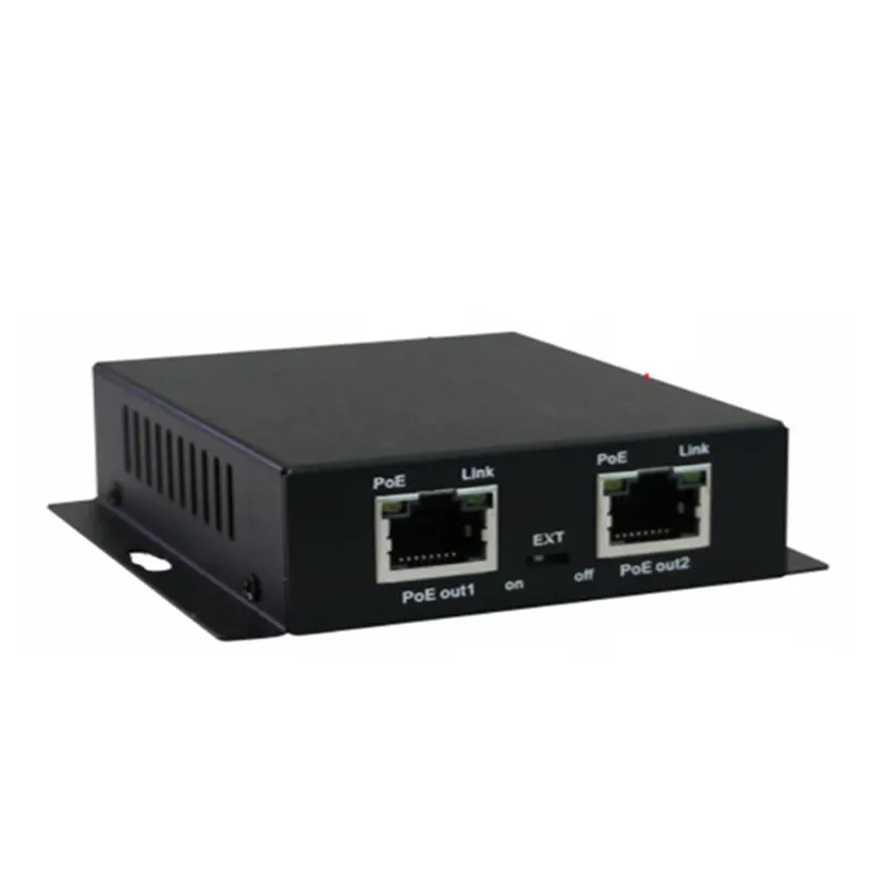 CCTV 250M 1 à 2 Ports 10/100Mbps longue Distance 3 ports POE et prolongateur de réseau (PE102PRO)