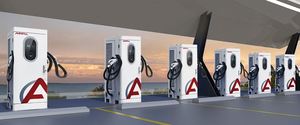 AMPPAL Nouvelle station de recharge pour véhicules électriques de qualité fiable 30KW 40KW à <span class=keywords><strong>double</strong></span> pistolet CC pour voitures commerciales - Product Image 2