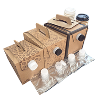 Sachet de café personnalisé anti-fuite en boîte, carton imprimé sur mesure pour le stockage et la distribution commerciaux de café infusé à froid et de concentré