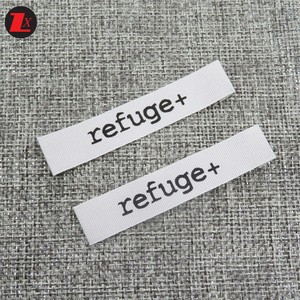 Trung Quốc Nhà máy tùy chỉnh tên thương hiệu logo và kích thước End gấp may dệt cổ dệt Thẻ Nhãn cho quần áo - Product Image 6