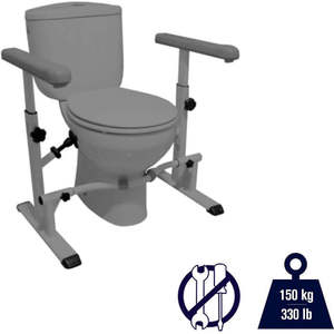 Barra de Apoyo para Inodoro, Barra de Agarre para Baño KMINA K30001 - Product Image 3