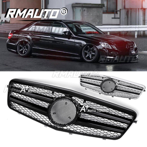 Parrilla Delantera para Automóvil Estilo AMG RMAUTO, Parrilla de Carreras para Mercedes Benz W212 E250 E550 E350 2010-2013, Kit de Estilización de Carrocería - Product Image 1
