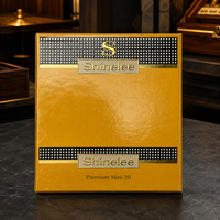 Boîte cadeau de luxe Shinelee pour cigares, emballage rigide en papier, étui de rangement pour mini-cigares avec logo personnalisé pour cadeaux haut de gamme