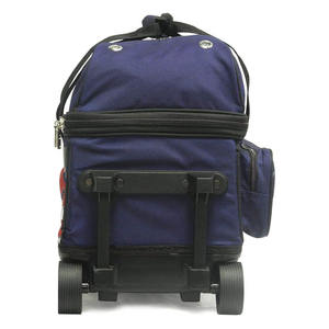 Sac de transport pour 2 balles de bowling avec roues, compartiment rembourré pour 2 balles et rangement pour chaussures – Échantillon gratuit - Product Image 6