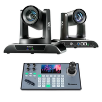 Sistema de cámaras de conferencia PTZ 2025 Zoom óptico 20X, USB 3,0, HDMI, RJ45, controlador de joystick SDI para transmisión en vivo sin problemas