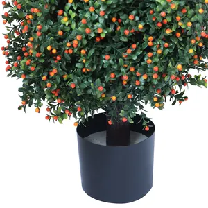 Cây Giả topiaries giả cây nhựa nồi cây giả topiary bóng cây trong nhà ngoài trời trang trí