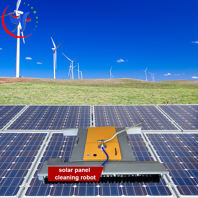 Newest Solar Panel Home Roof Photovoltaic Cleaning Robot Rechargeable Cleaning Robot for Residential Roof Solar System