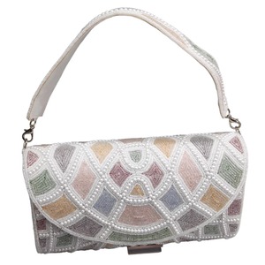 Most Selling Women Beaded Shoulder Clutch Bag Embroidery Evening Purse for Wedding Prom Party Available At Reasonable Price - Product Image 3