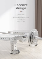 Banc de musculation multifonctionnel en acier inoxydable 304 en forme de T pour tractions, squats et crossover, idéal pour la musculation à domicile