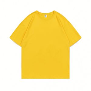 Design Custom Summer Short Sleeve T-<b>shirt</b> Pure Cotton Men's Loose Top Round Neck Solid Color T-<b>shirt</b> - Product Image 1
