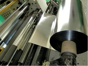 Laminated PET+PE Film 125Micron 1000mm Length One Sided corona Metalized Film - Product Image 2