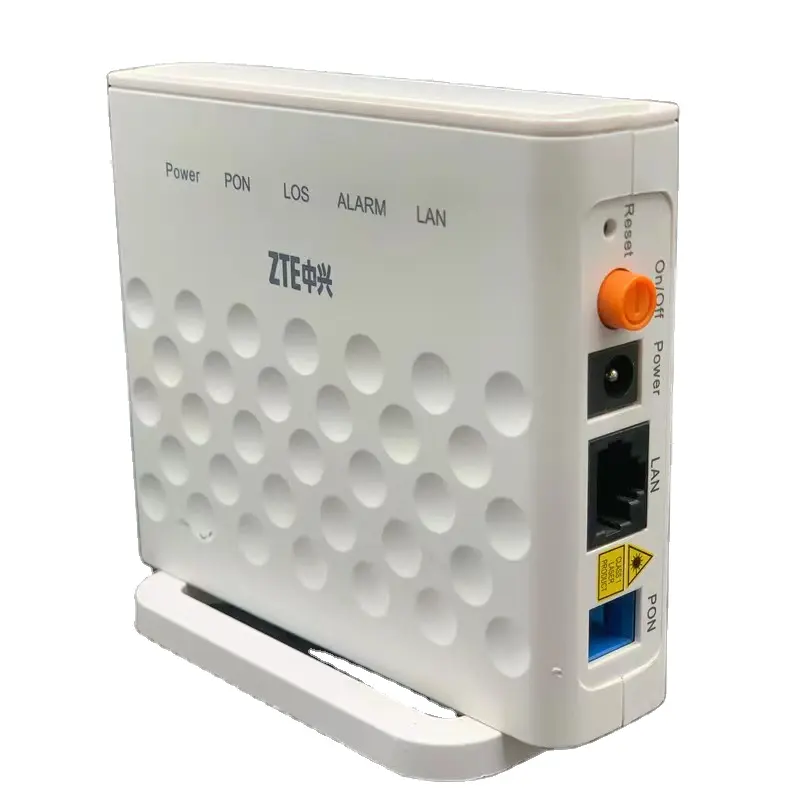 Nuovo ZTE ZXA10 F601 alta efficienza ONT 1x GPON 1x RJ45 1000 Mb/s massima velocità dati LAN VoIP Firewall QOS WPA2 crittografia