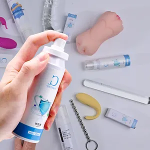 Spray líquido de limpeza vaginal, 100ml, limpador de brinquedo sexual para limpeza de pernas, bola de cokelife aceitável, fornecer cn; gua TC-002