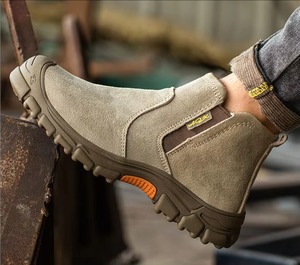 Chaussures de sécurité <span class=keywords><strong>homme</strong></span> haute qualité, style moderne, printemps-été-automne, isolation, embout en acier, semelle intermédiaire en maille anti-perforation - Product Image 1