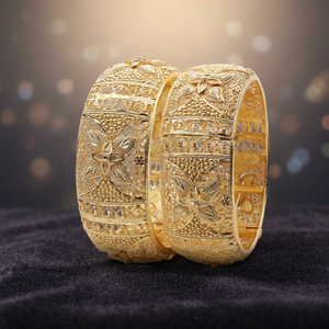 Wholesale Dye Gold Plated Forming Luxury Bangles Fashion Bangles Traditional Wedding Women's Jewelry Brass Gold <b>Filled</b> Bangles - Product Image 4