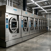 Mesin Cuci Ekstraktor Komersial Mesin Cuci Industri Peralatan Laundry untuk Hotel Sekolah Mesin Cuci Karpet
