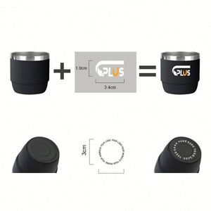 Stainless Steel Vacuum Insulated 4oz 6oz 8oz Mini Tumbler Shot Glass Coffee <b>Espresso</b> Tumbler <b>Cup</b> Small Coffee Mug Magslider Lids - Product Image 5