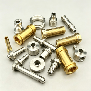 Adaptador de Tubo Hexagonal OEM, Fabricación CNC, Piezas de Aluminio Anodizado 6061 7075, Piezas Mecánicas, Tuercas y Ejes de Tornillos - Product Image 1