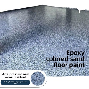 Peinture époxy autolissante pour sols en sable coloré, antidérapante, résistante à l'usure, imperméable et anti-humidité, pour carreaux de marbre (en fûts) - Product Image 1