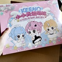 Vente en gros – Série Keeno Little Angel Beans 100 % officielle – Boîtes mystères de figurines miniatures à collectionner – Sachets surprises – Ornements de bureau