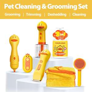 Secador de pelo silencioso para perros y mascotas, secador de pelo con cepillo reemplazable y cepillo de peine, de pelo para gatos y gatitos peine, soplador de piel para cachorros - Product Image 3