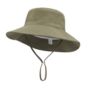 Cappello da Pescatore per Neonati e Bambini 44cm - 54cm, Cappello Estivo da Spiaggia con Protezione Solare, Gorro Liso, Sombrero Pescador - Product Image 2