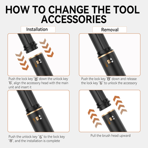 Multi-<b>Styler</b> <b>Hair</b> <b>Wrap</b> Multi <b>Hair</b> Styles 8 in 1 <b>Hair</b> <b>Styler</b> BLDC Motor Air Curler 30MM Auto Short Curling Barrels - Product Image 4