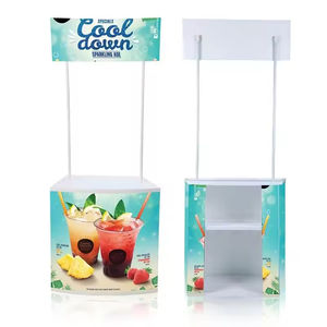 Balcão Promocional Retrátil Leve e Dobrável Retangular Portátil para Supermercado de Alta Qualidade - Product Image 3