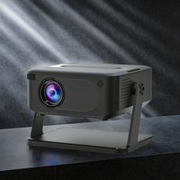 Projecteur HA109 Android 11 4K portable 3000-3500 Lumens pour cinéma maison, musique, jeux, bureau, salle de classe