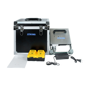 Machine de marquage par poinçonnage pneumatique portable pour numéro de châssis de véhicule, machine de gravure électrique manuelle en métal, 2 batteries - Product Image 5