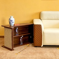 Canapé en bois-Table d'appoint et griffoir pour chat Combo-Robuste et durable Design résistant aux rayures Meubles pour animaux