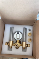 Régulateur de débit de gaz à deux étages Argon/CO2 Uweld 1C008-0120, vente chaude, pour travaux de soudage